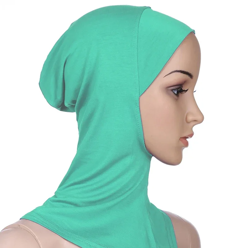 Couvre-tête Ninja musulman en coton pour femmes, couvre-chef intérieur Hijab islamique, sous-foulard Ninja, Bonnet en os