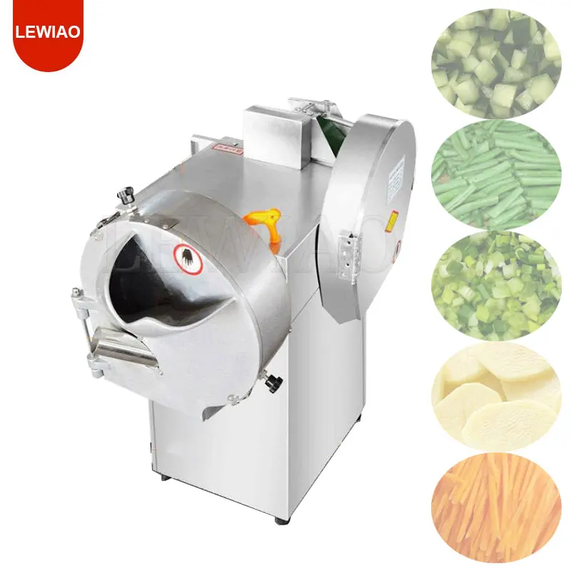 Vegetable Cutting Machine Shredding For Radish Onion Ginger Garlic Eggplant Potatoes Double-Head Vegetable Cutter Machine