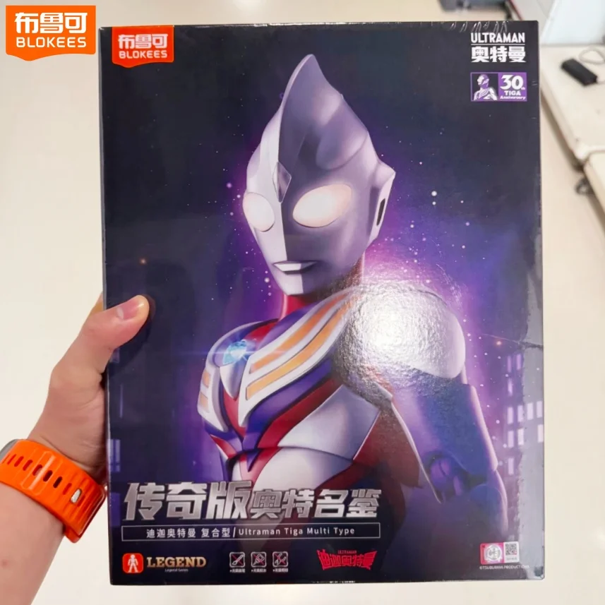 

Legend Edition Ultraman Tiga Multi Type Blokees Building Block Assembled Model Action Figure Collectible Display Ornament Toys