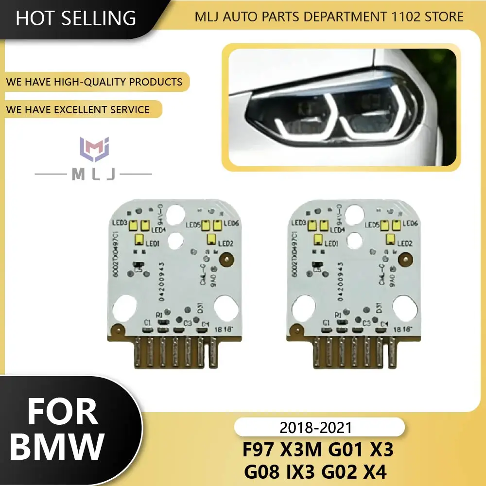 

For BMW F97 X3M G01 X3 G08 iX3 G02 X4 2018-2021 Yellow DRL LED daytime running lights LED board DRL module White