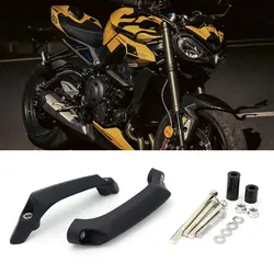For STREET TRIPLE 675 675R Crash Pads Frame Sliders Crash Falling Protector Fit For Street Triple 765RS moto2 765R 765 R S RS