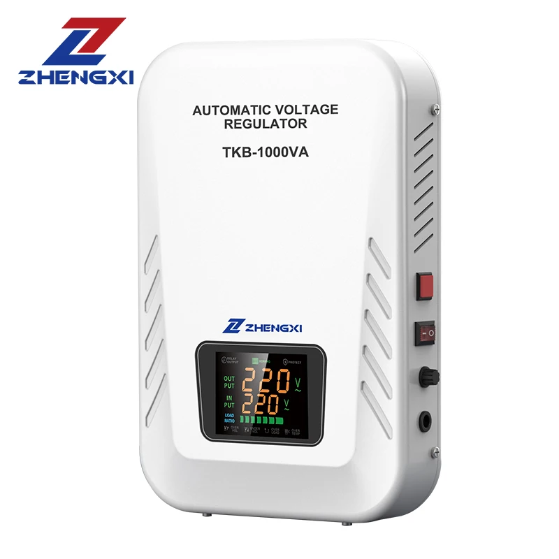 Custom Relay LED display 80V-260V 1KVA 2KVA 3KVA automatic voltage regulator stabilizers for home