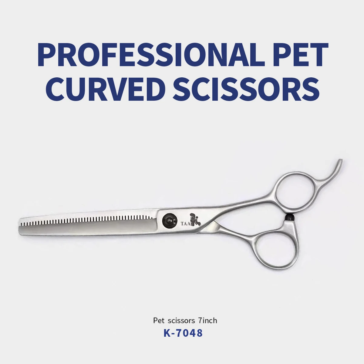 

Professional pet grooming scissors taa it finishing teeth scissors K-7048 dog and cat trimming with fluffy artifact teddy