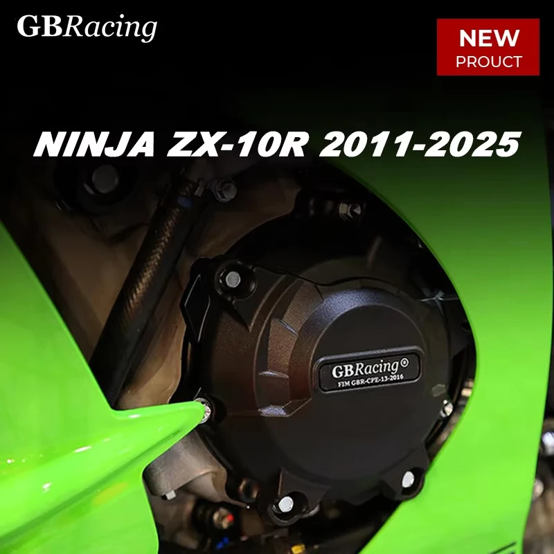 

GBRacing For KAWASAKI Ninja ZX-10R Engine Cover Set 2011-2025 Alternator Cover Clutch Cover Pulse Cover 8mm PRN012592-19