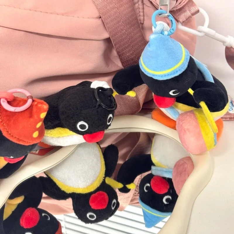 新しいオリジナルピングーペンギン雪バンドシリーズぬいぐるみ素敵なバックパックチャームぶら下げ人形かわいい友達バンド飾りかわいいギフト