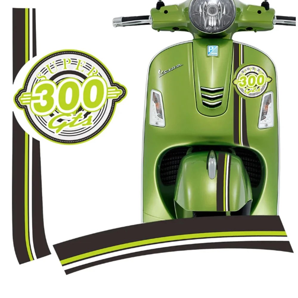 

Наклейки-наклейки для PIAGGIO VESPA GTS SUPER 300 GTS300, спортивная эмблема, значок с логотипом, наклейка на корпус скутера, наклейки для PIAGGIO VES