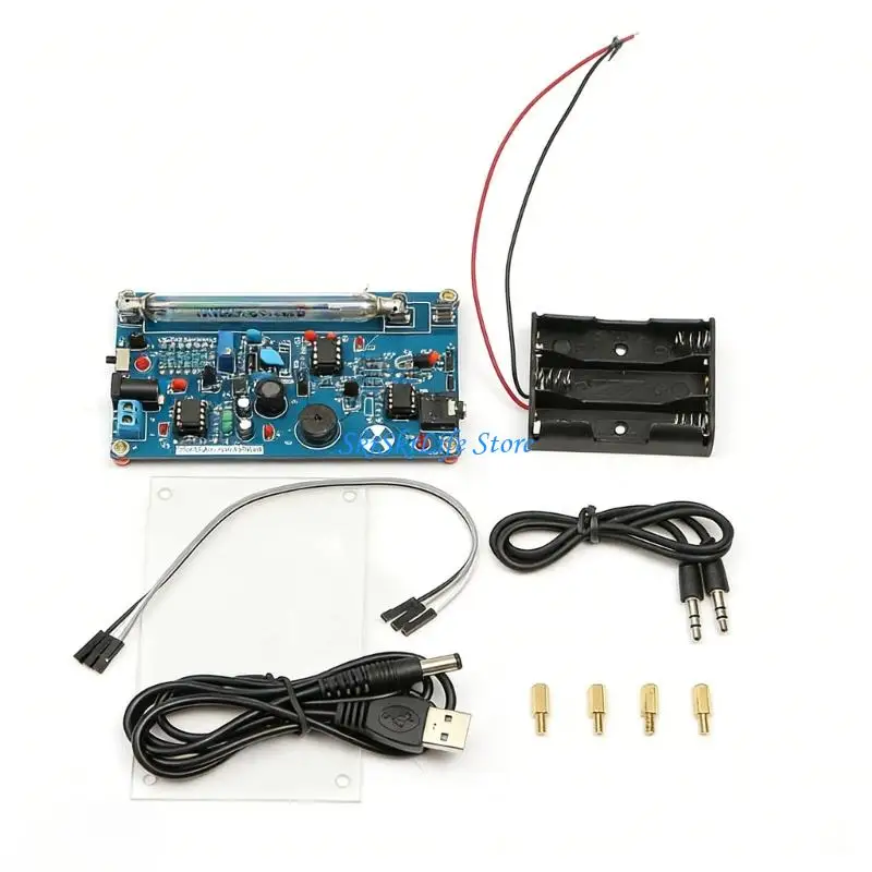 E65E Educational Counter Circuit Board Tube With Halogen Tube And LED Indicators