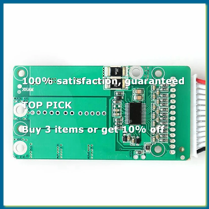 ●13S 48V Li- Lithium 18650 Battery Pack Balancer Charge Board Equalizer Common/Separate Port for Escooter(15A)