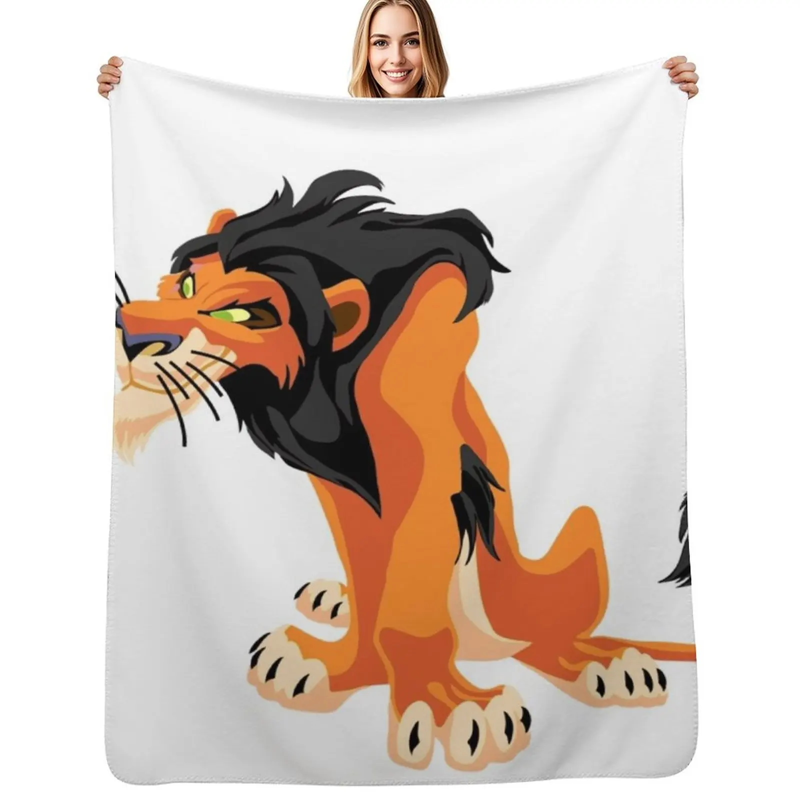 Scar Throw Blanket Travel Size Cozy Blanket for Plane Train