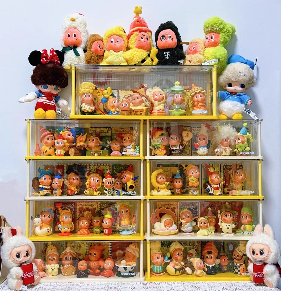 Max Display Stand for POP-MART Blind Boxes Transparent Dust-proof Hand-made Figure Toy Display Box Dolls Organizer for XIAOYE