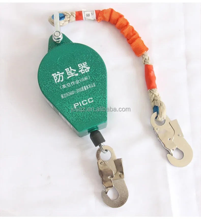 2025 JIN YANG HU Anti-fall Wire Rope Safety Self-locking Device Fall Arrest Arrestator Hoist Lifting