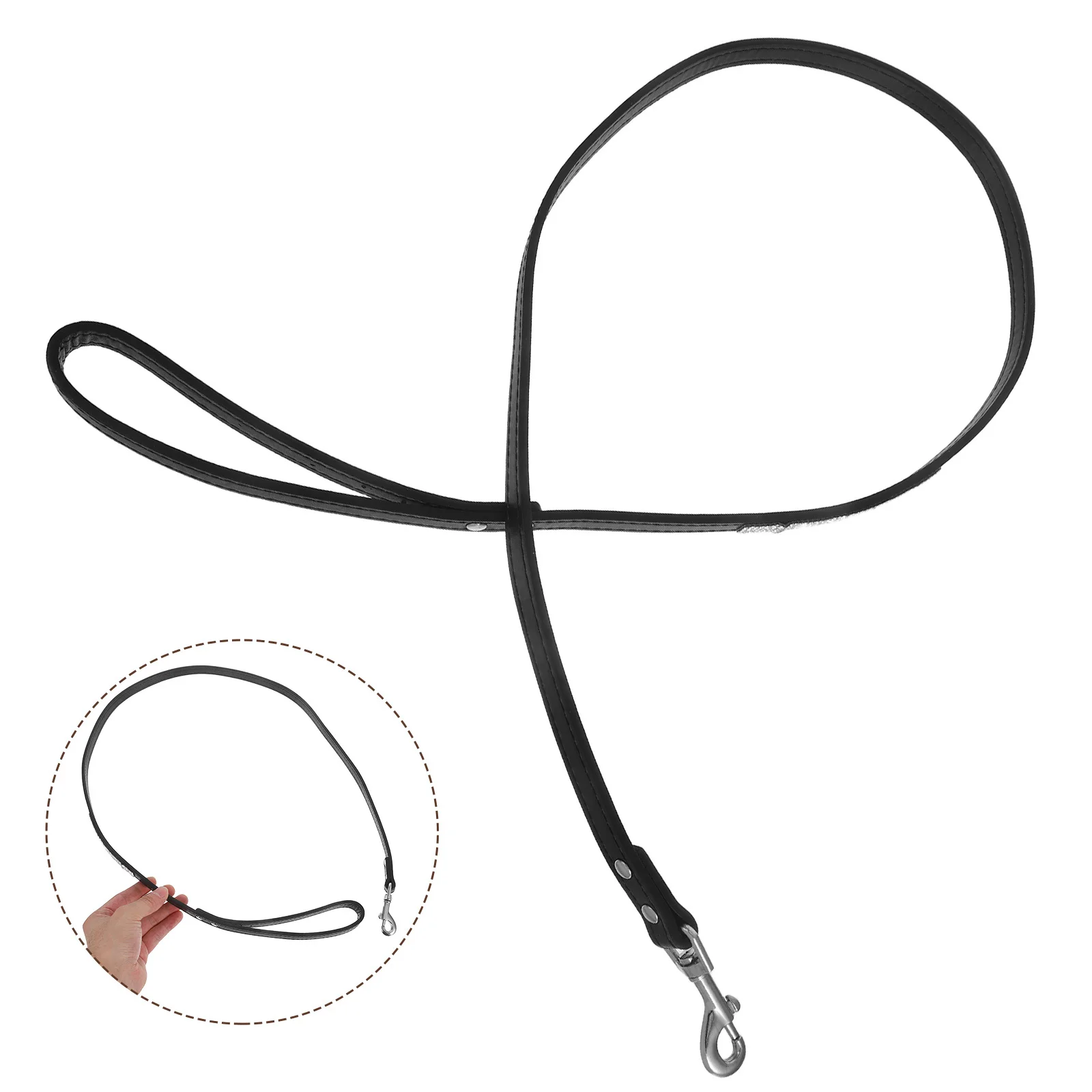 

Dog Leash For Small Dogs Pu Rhinestone Studded Flexible Pet Walking Lead Training Leash For Daily Use Hiking