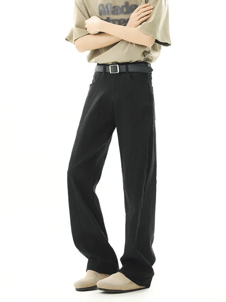 

Мужские джинсы American Sle High Street k Wa Bell Bot, модные брендовые джинсы Haome Knife, прямые, с высокой посадкой