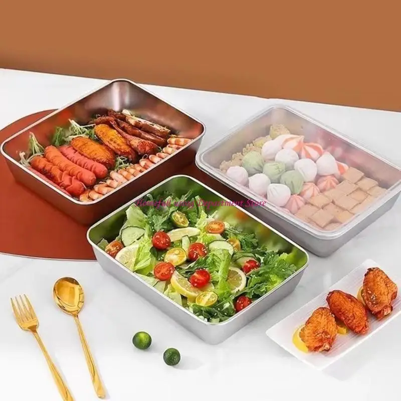 

rilling Prep and Serve Trays,BBQ Platter,Grilling Tray Fridge Storage Tray