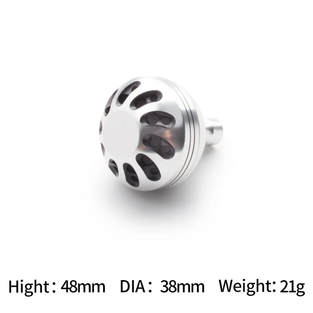 For RUKE Fishing Reel Handle Knob Ball Grip Aluminum Alloy Universal Replacement Accessory Baitcasting Spinning Drum Gear