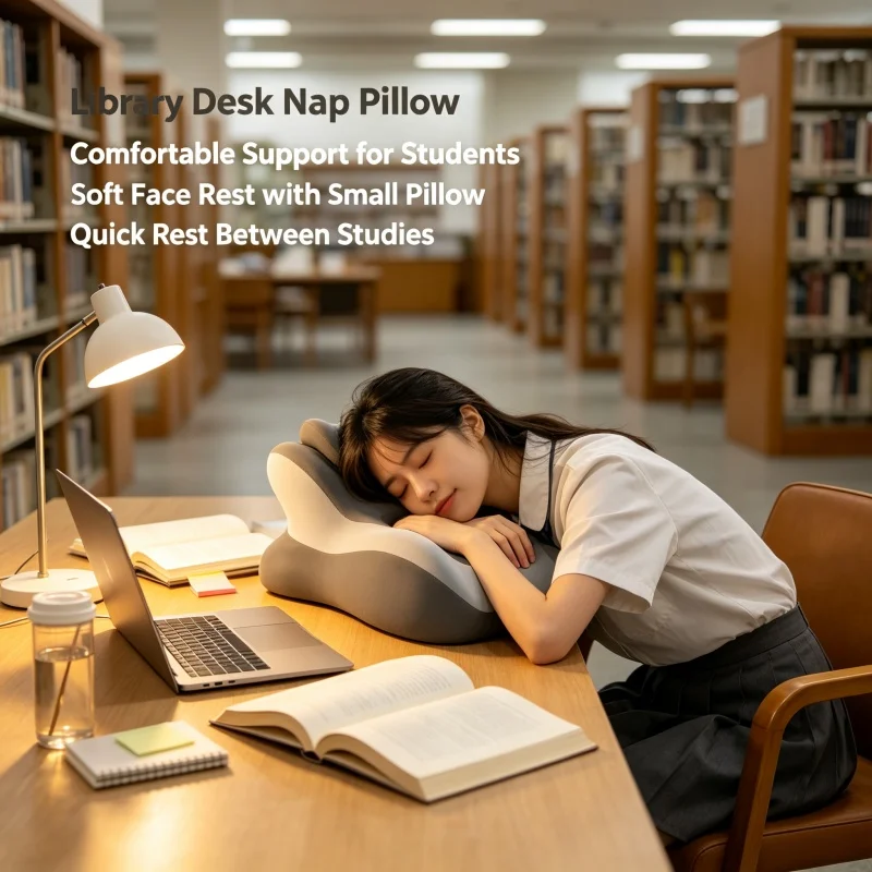 Memory Foam Pillow Ergonomic Support Neck Leg Rest Reading Phone Use Bed Sofa Wedge Shape Pain Relief Comfort