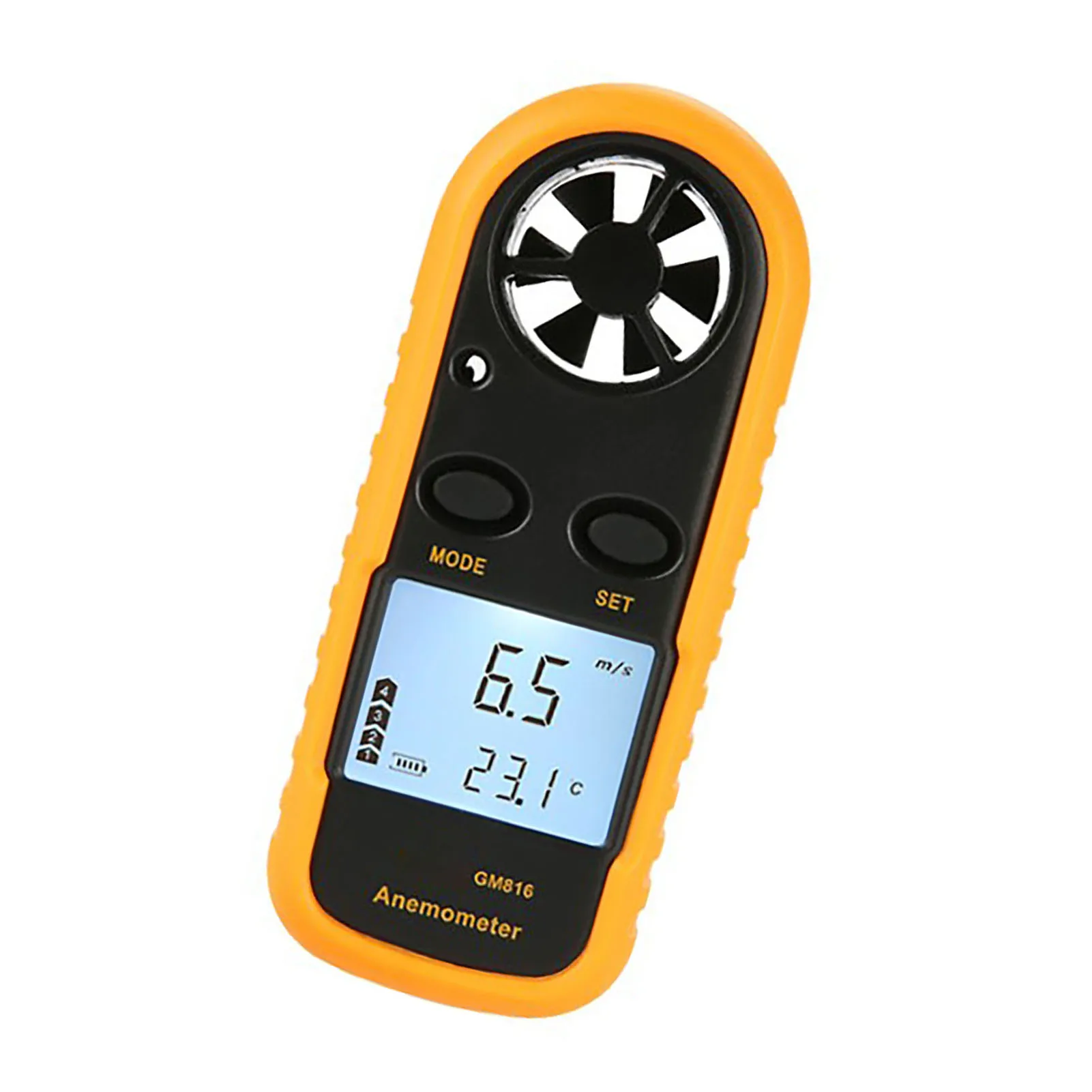 เครื่องวัดความเร็วลม Chill Tester Velocity Gauge เครื่องวัดความเร็วลมแบบดิจิตอลสําหรับอุตสาหกรรมการเกษตรเครื่องวัดความเร็วลมแบบดิจิตอล Wind Chill Tester