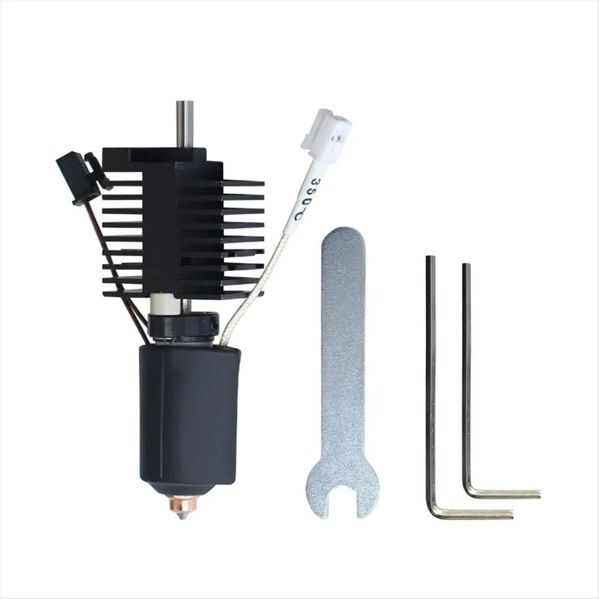 ^&*Summer sale- For K2 Plus Ceramic Heating Block Hotend Kit High Temperature Resistance and with High 0.4mm Nozzle