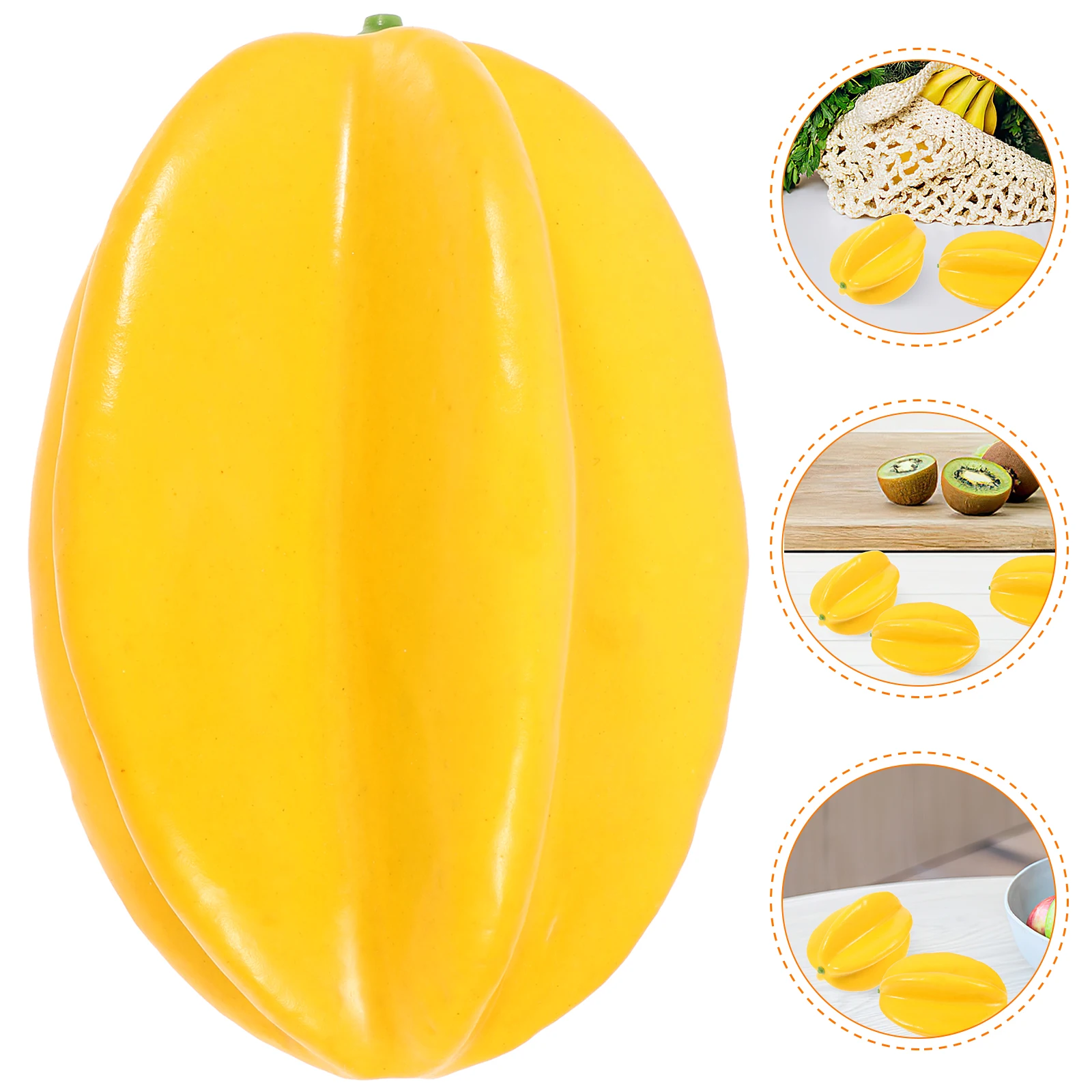 

6pcs Simulation Fruit Realistic Fruit Props Simulation Decor Home Party Market Photo Display Accessories