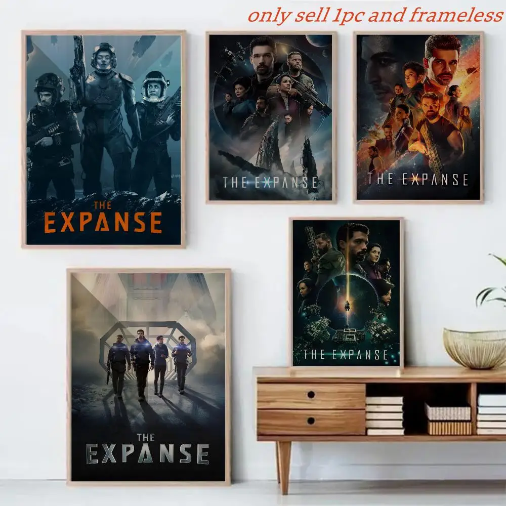 Tv Series The E-Expanse Painting Calligraphy Canvas Mural For Interior Walls Crease-Free Beautiful For Living Room Bedroom