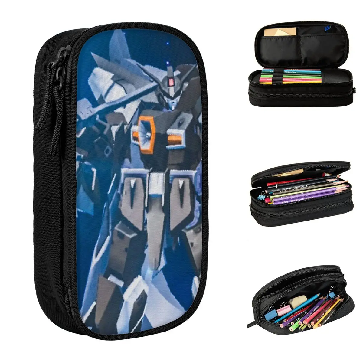 

Gundam Thanatos пенал модный мобильный костюм Gundam коробка для ручек сумка студенческая большая вместимость школьные принадлежности косметические пеналы