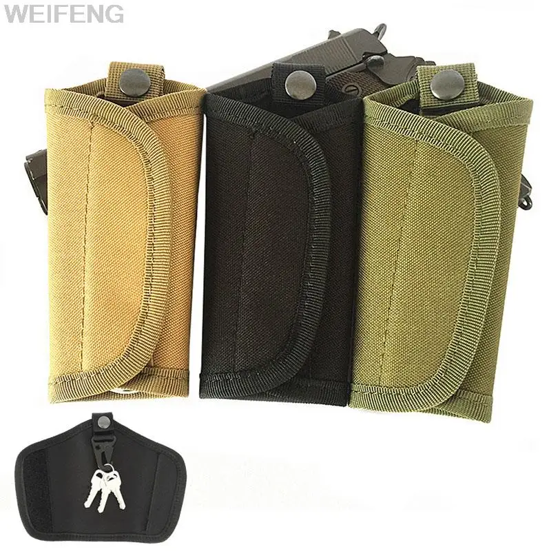 Outdoor Molle Pouch Belt Small Pocket Hunting Keychain Holder Case Waist Key Pack Bag  Tactical EDC Key Wallet