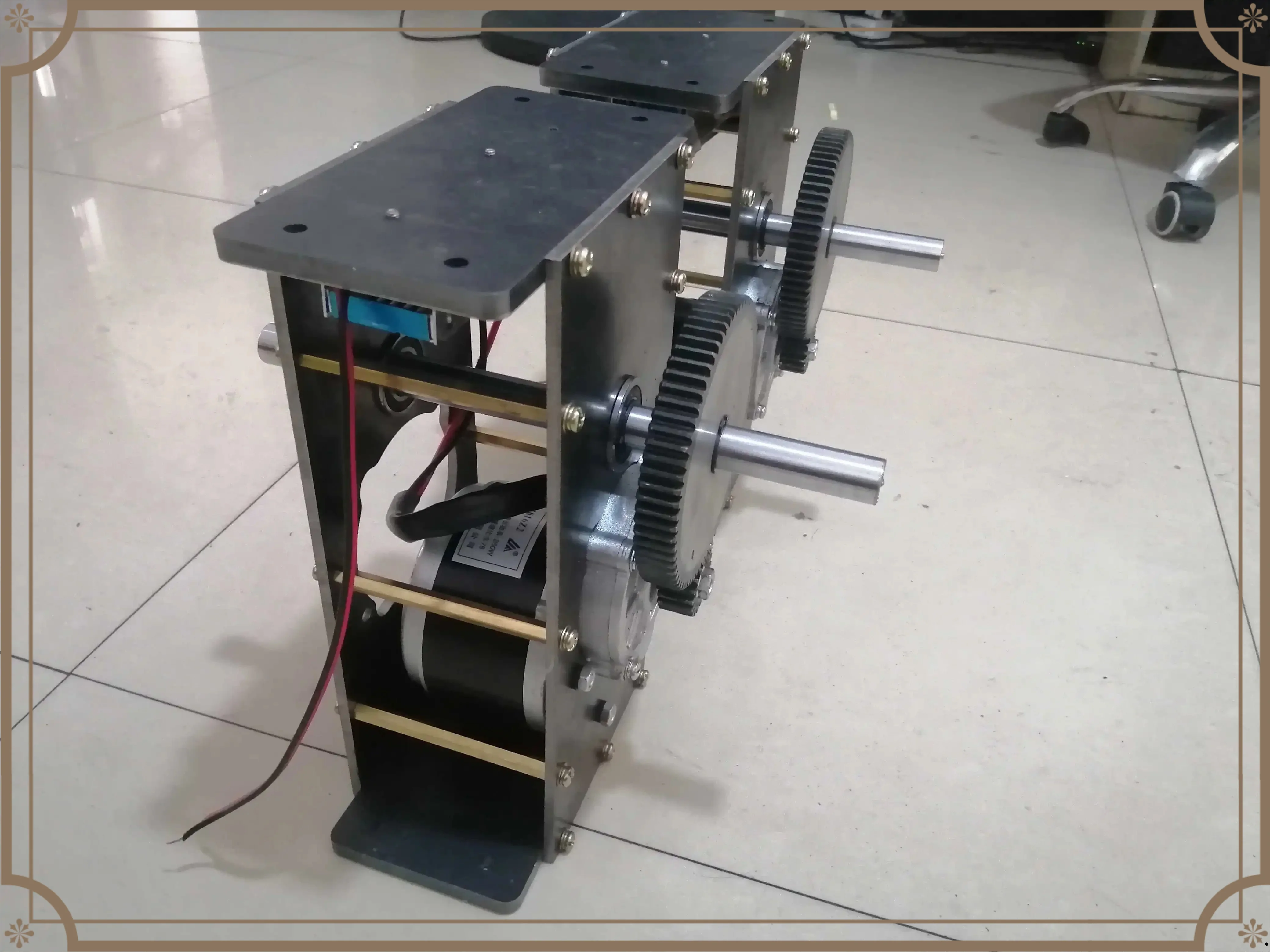 Foot Generator 12V24V36V 350W600W Permanent Magnet DC High Power Battery Charging Gearbox