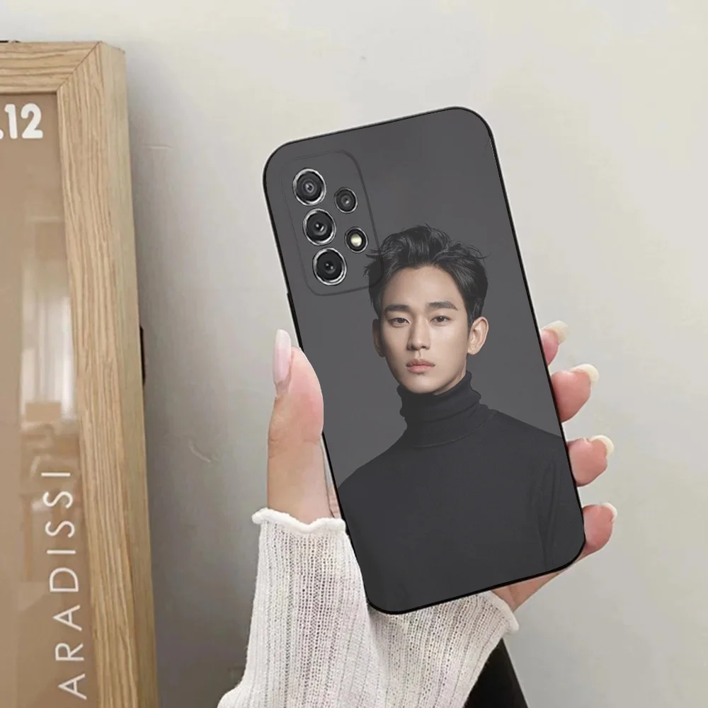 Korean actor K-Kim Soo H-Hyun  Phone Case For Samsung Galaxy A20,A21s,A22,A31,A32,A52,A53,A72,73,A80,A91Soft Black Cover