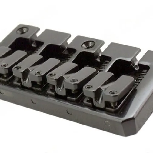 

Четырехструнный хвостовик электрического бас-бриджа, нижнее седло басового моста с откидным мостом для точной настройки