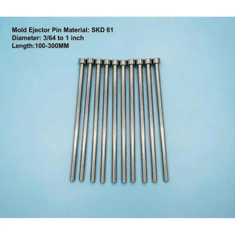 5PCS SKD61 Inch Ejector Pin Pusher Rod Push Rod D3/64-D1 Inch Precision Injection Mold Accessories