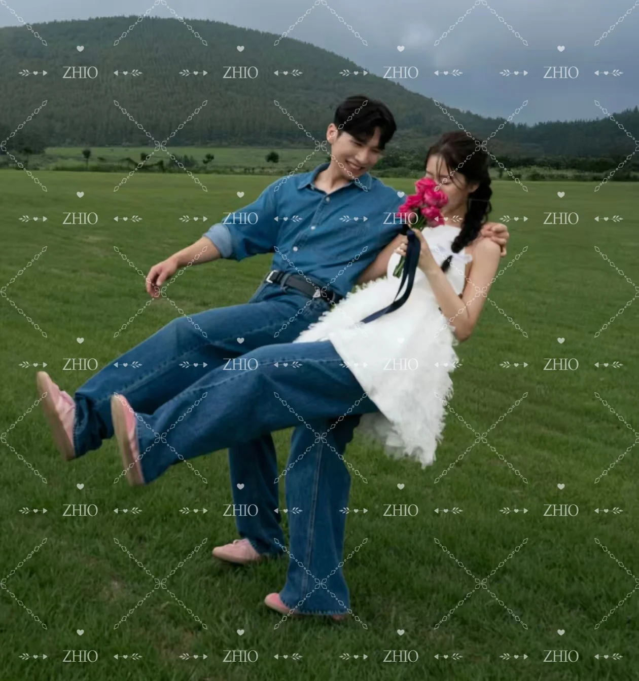 ZHIO Современное мини-платье с кисточками для свадебной вечеринки Холтер ALine Платья на день рождения Корейское свадебное платье для фотосессии в помещении на заказ 웨딩드레스