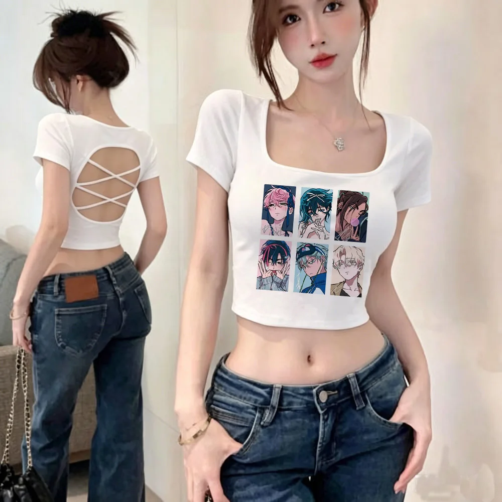 Alien Stage cropped top ladies cheap japan cutecore japanese emo t shirt baddie korean fashion graphic cute manga