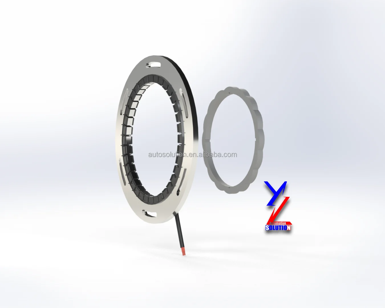 2026/265mm Encodeur magnétique passif à résolution par inductance - Pour trains à grande vitesse, usage aérospatial, passagers
