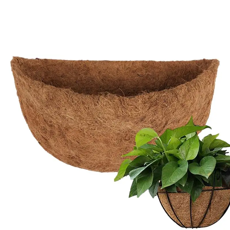 Replaceable Thick Coconut Liners Absorption Coconut Fiber Liner Natural Coconut Fiber Liners Garden Planting Supplies