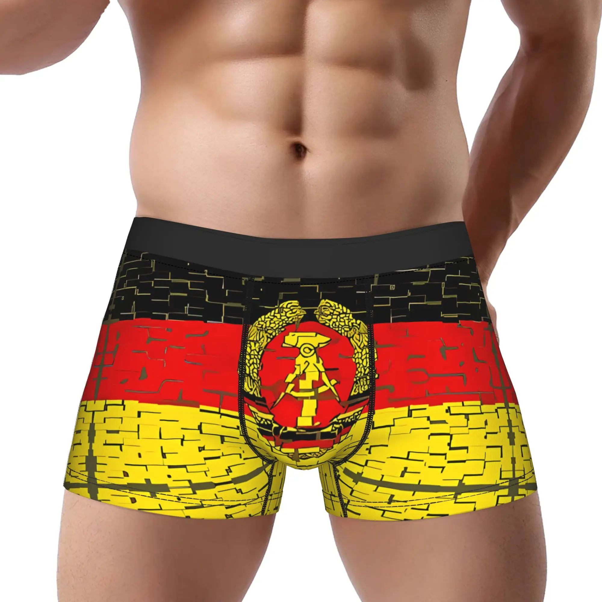 

Немецкая Демократическая Республика (ГДР) Мужские трусы-боксеры из полиэстера с принтом