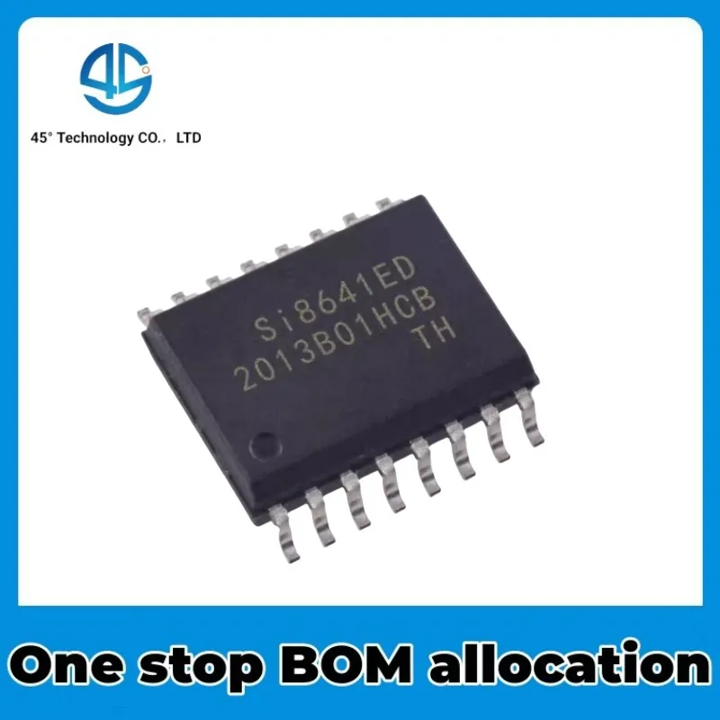 

10PCS Original genuine SI8641ED-B-ISR package SOP16 SI8641ED digital isolator NEW IC Chip