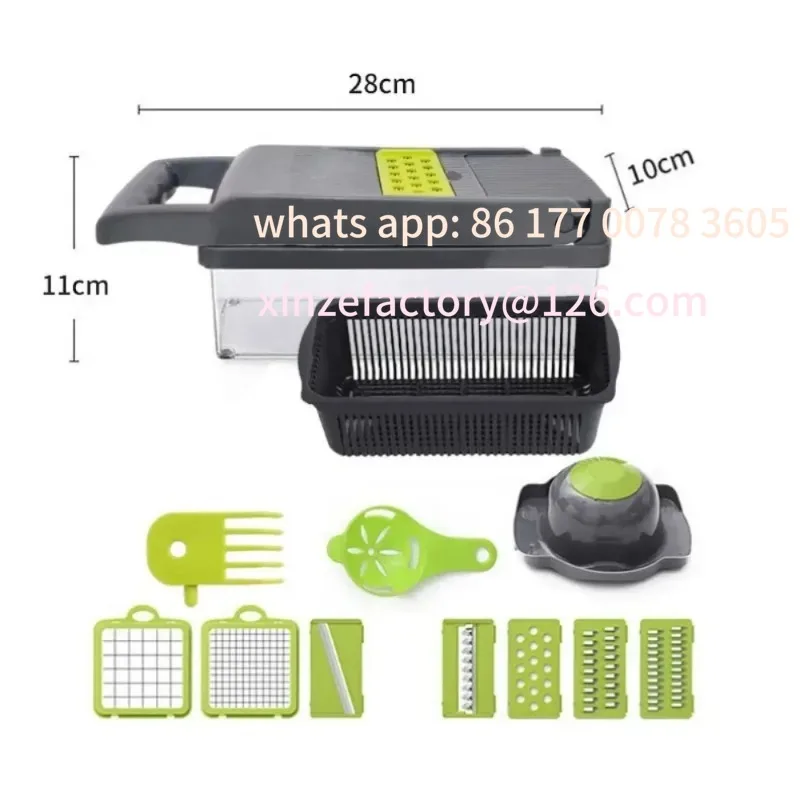 

Customizable Multifunctional Vegetable Chopper Handle Food Grate Food Chopper Vegetable Slicer Dicer Cut