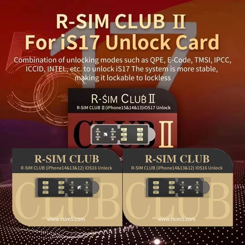 아이폰 ios 11 12 13/14 15 프로 맥스용 RSIM 듀얼 칩 CPU 잠금 해제 카드 스티커, Rsim Club Sim R-SIM CLUB 2 