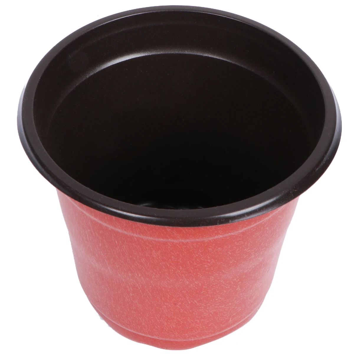 

60pcs Soft Plastic Flower Pots Lightweight Two-Tone With Drainage Holes Nursery Seedling Containers For Plant Starting Growing