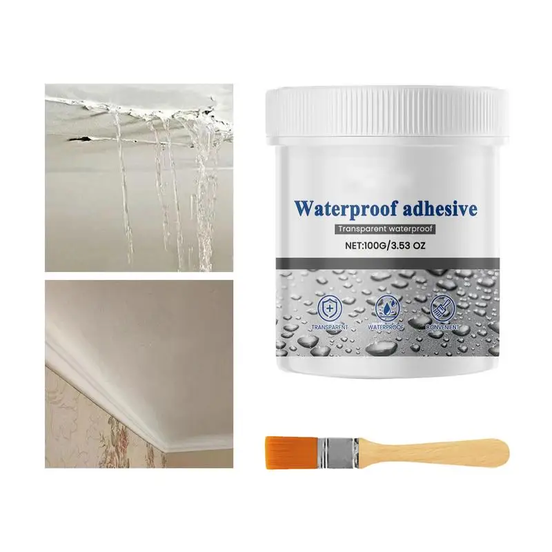 Transparent Waterproof Coating Waterproof Anti-Leakage Agent Fast Drying Waterproofing Sealant Invisible Waterproof Glue