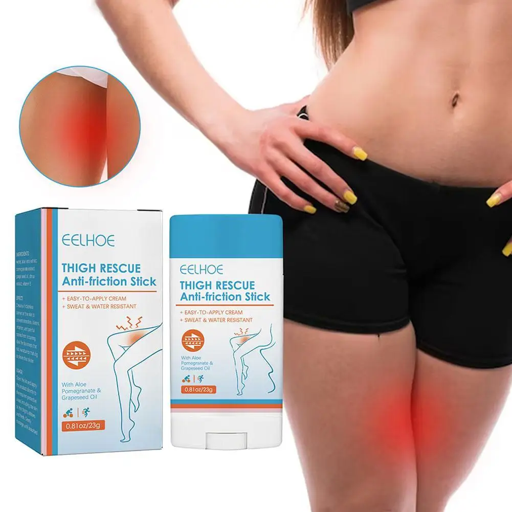 Anti Chafing Balm Thigh Anti Chafe Stick Inner Thigh Anti Friction Sweat-absorbent Thigh Chafing Revent Rubbing For Women Men