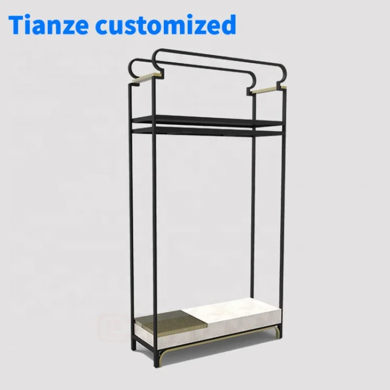 

[Customized]Custom shopfitting display furniture boutique display rack women's clothing store