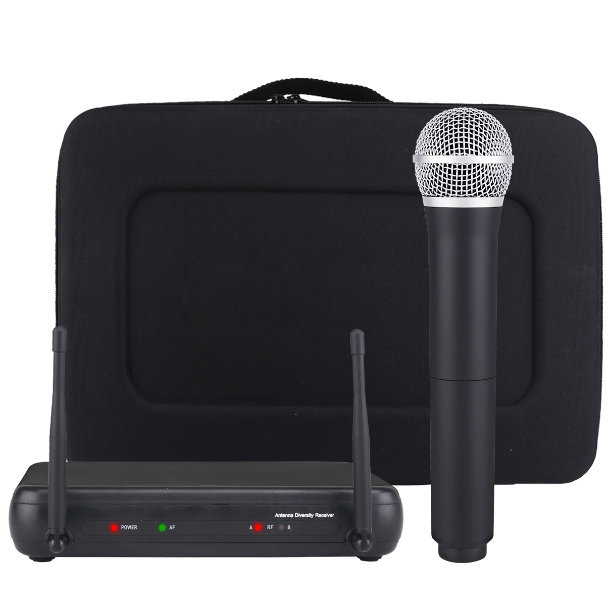 

ERZHEN SVX fessional UHF 1-Channel Wireless Vocal Microphone UHF System Kit Karaoke Stage Performance Handheld Microphone Church