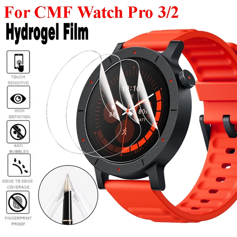1-5 قطعة فيلم هيدروجيل لساعة CMF Pro 3 2 غطاء حماية مضاد للخدش واقي للشاشة لـ CMF بواسطة لا شيء شاهد 3 أفلام Pro #1