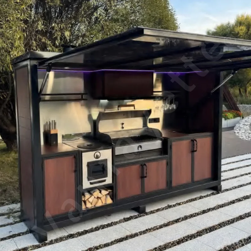 Weatherproof Custom Outdoor Kitchen Cabinets Outdoor Grills Top Quality Outdoor Kitchen Grills Stainless Steel Kitchens
