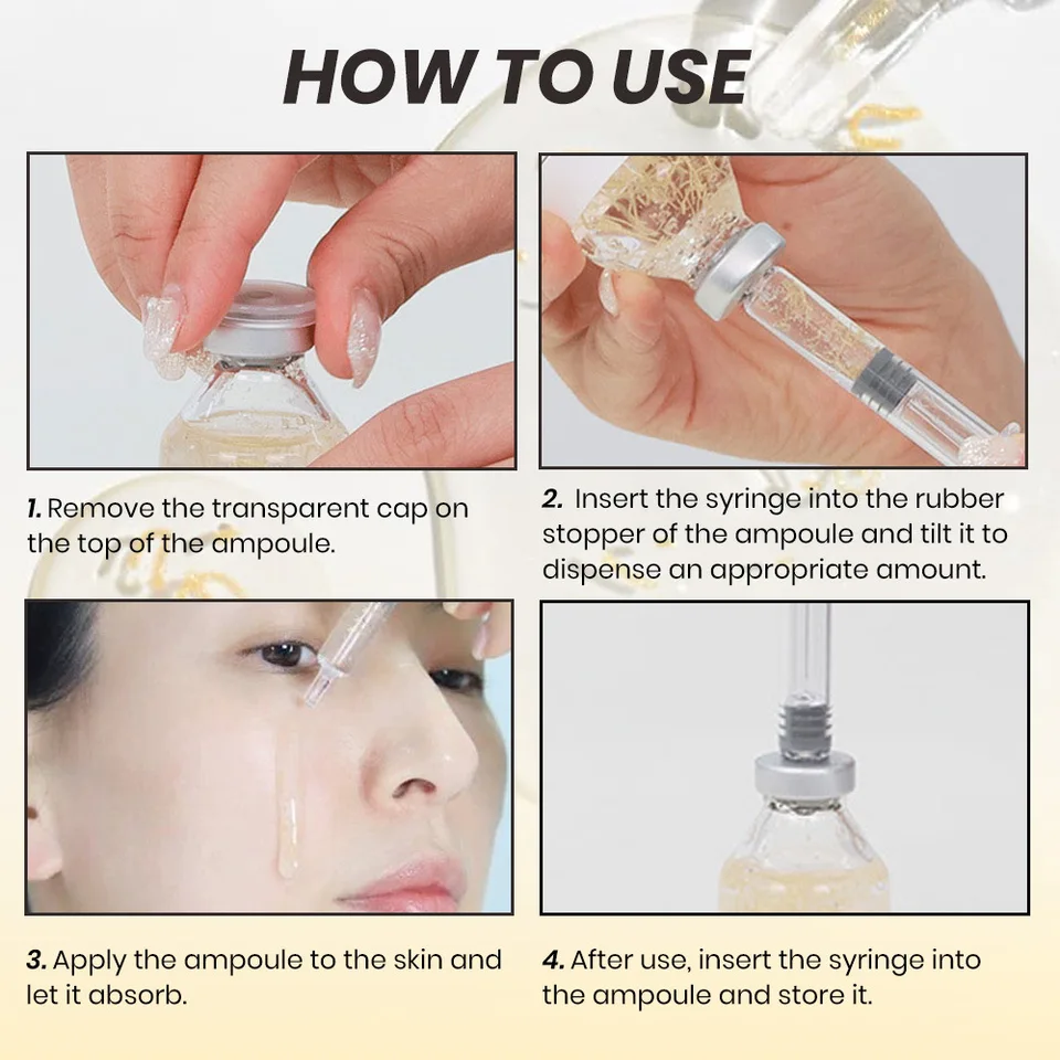 Silk Peptide Intensive Lifting Ampoule |Anti-Aging Serum For Face With Collagen & 30 Peptide Complex  Skin Tightening & Firming, image 5