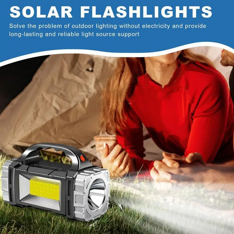 

Solar Flashlights Rechargeable Waterproof Waterproof USB Solar Rechargeable Flashlights Sports And Entertainment Accessory For