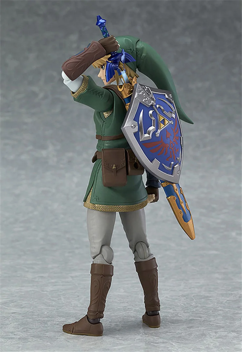 Luxuriöses Skyward-Schwert Figma 320 Link Zelda Twilight Princess DX Ver. Actionfigur Breath Of The Wild Figura Modellspielzeug 16CM – Detail 12