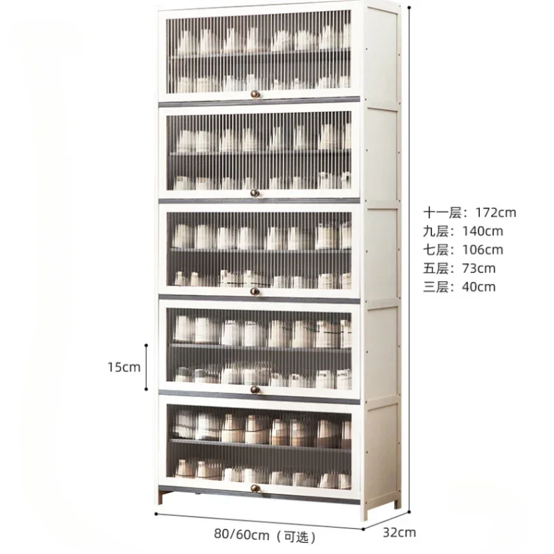 Home Doorway Shoe Racks Storage Artifact Indoor Dust-proof Shoe Cabinets Home Furniture Space-saving Rental House Shoe Organizer