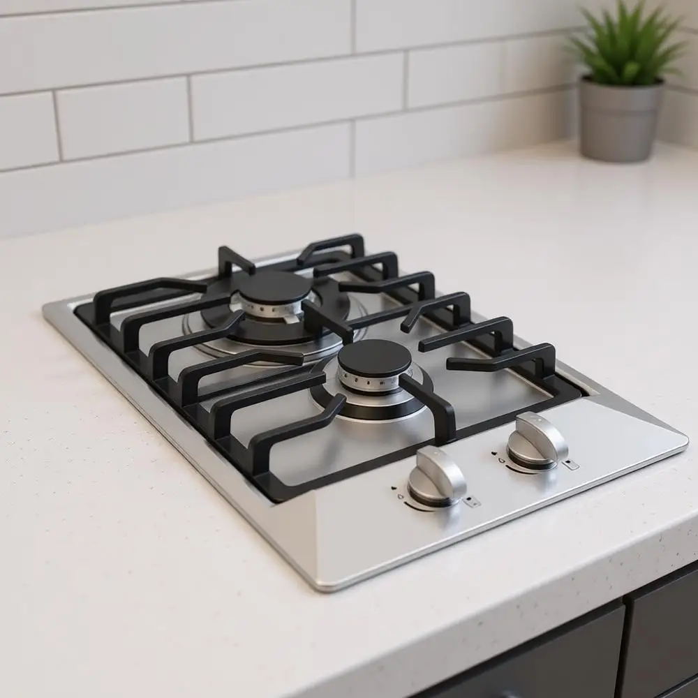 

Газовая варочная панель для автодома на 12 конфорок, нержавеющая сталь, переключаемая между природным и сжижённым газом